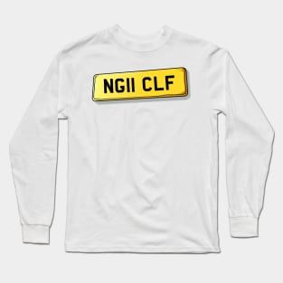 NG11 CLF - Clifton Number Plate Long Sleeve T-Shirt